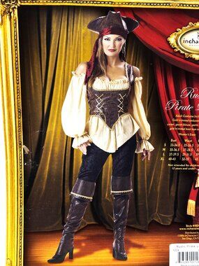 Rustic Pirate Lady - Incharacter Elite Costume Discontinued NOS NWT